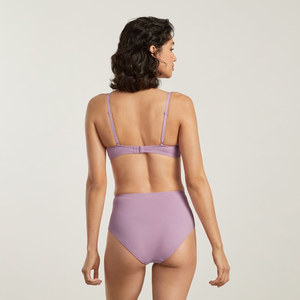 The High-Rise Hipster Bottom in Lilac — detail view