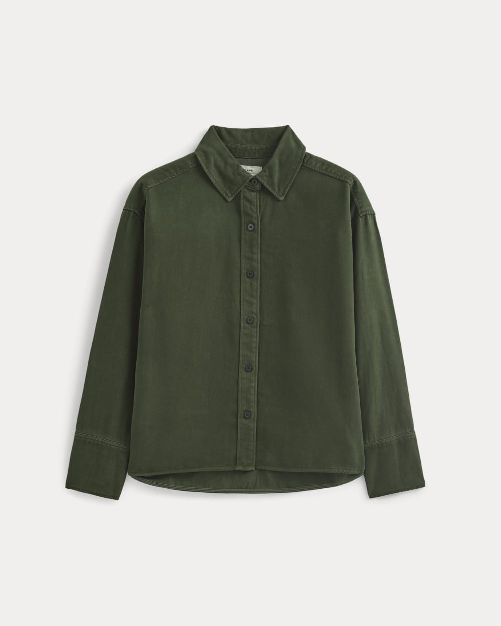 Boxy Shirt in Buttersoft in Dark Forest — alternate view