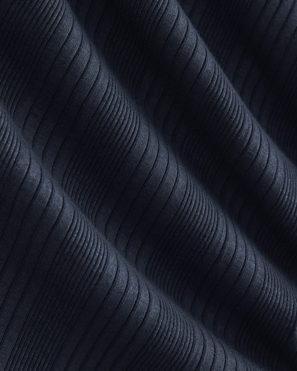 Lounge Rib Pant in Navy — detail view