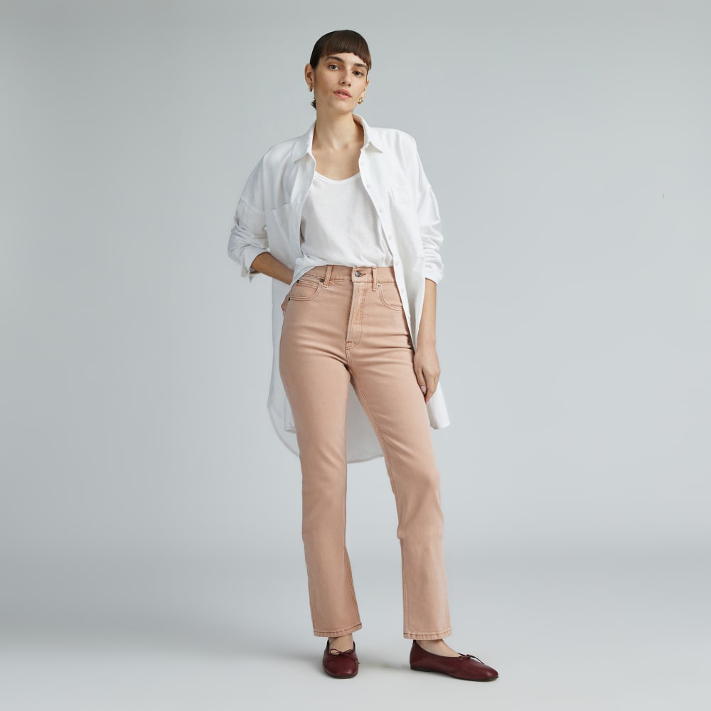 The Way-High® Slim Jean in Red Clay — detail view