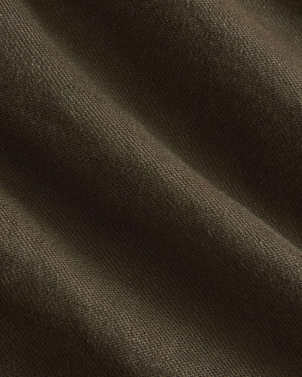 Long Vest in Stretch Linen in Beech — detail view