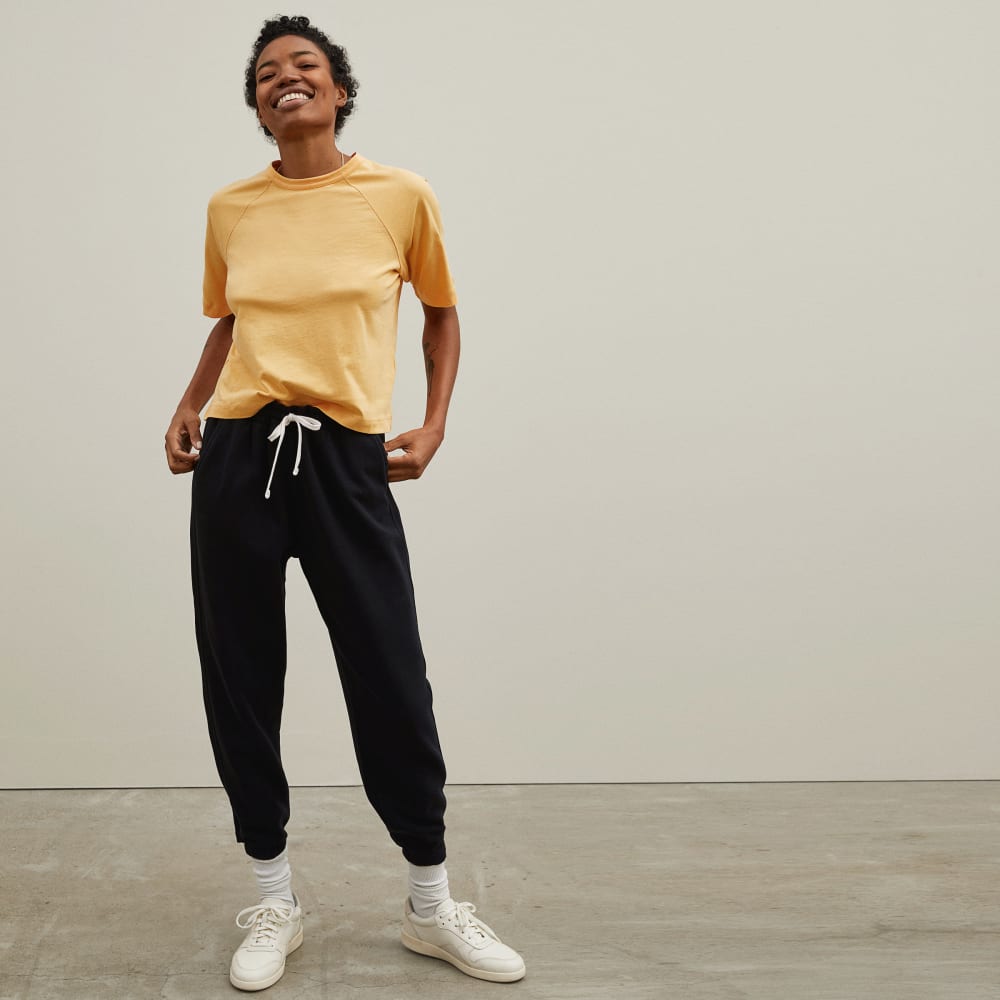 The Track Jogger in Black — alternate view