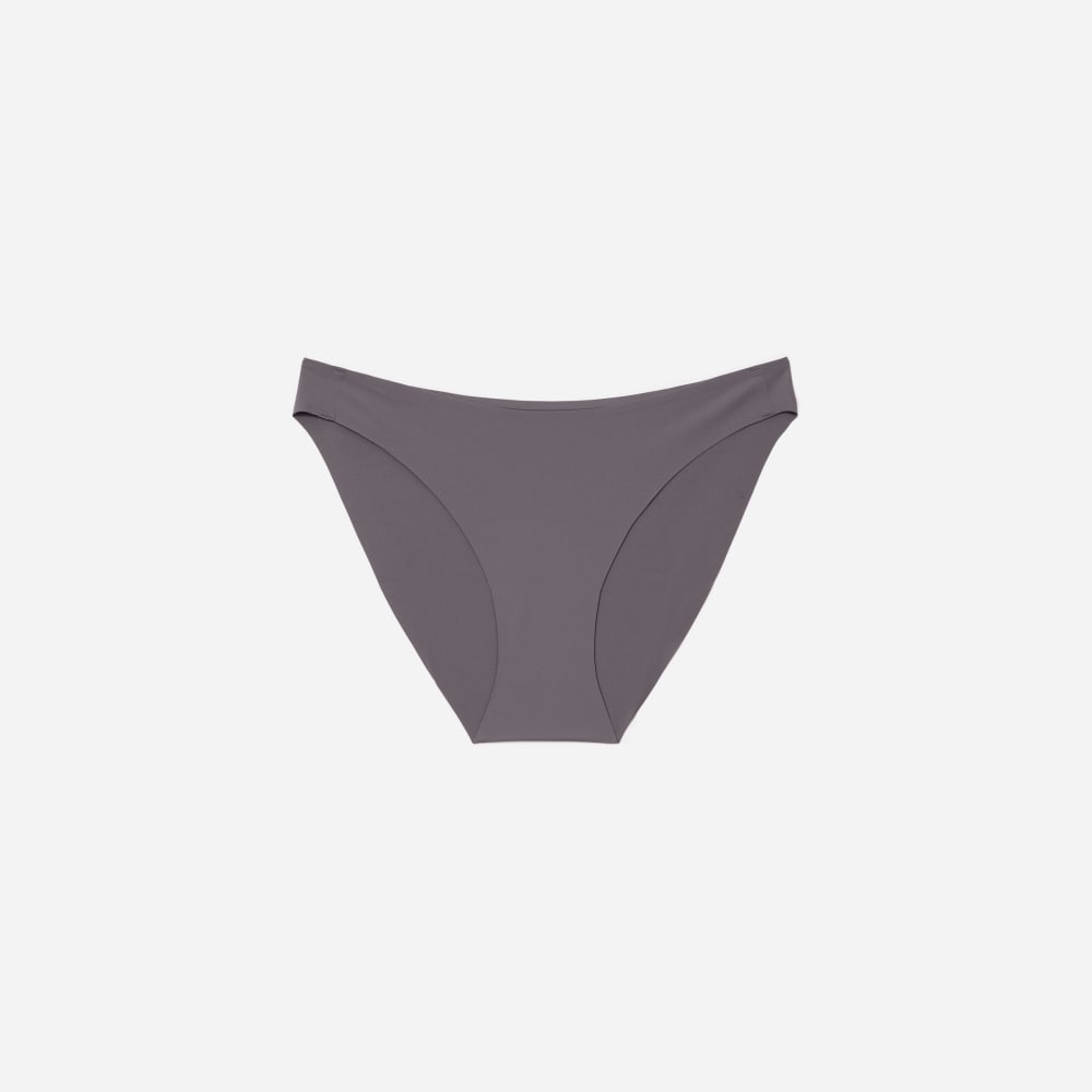 The Invisible Bikini in Plum Grey — front view
