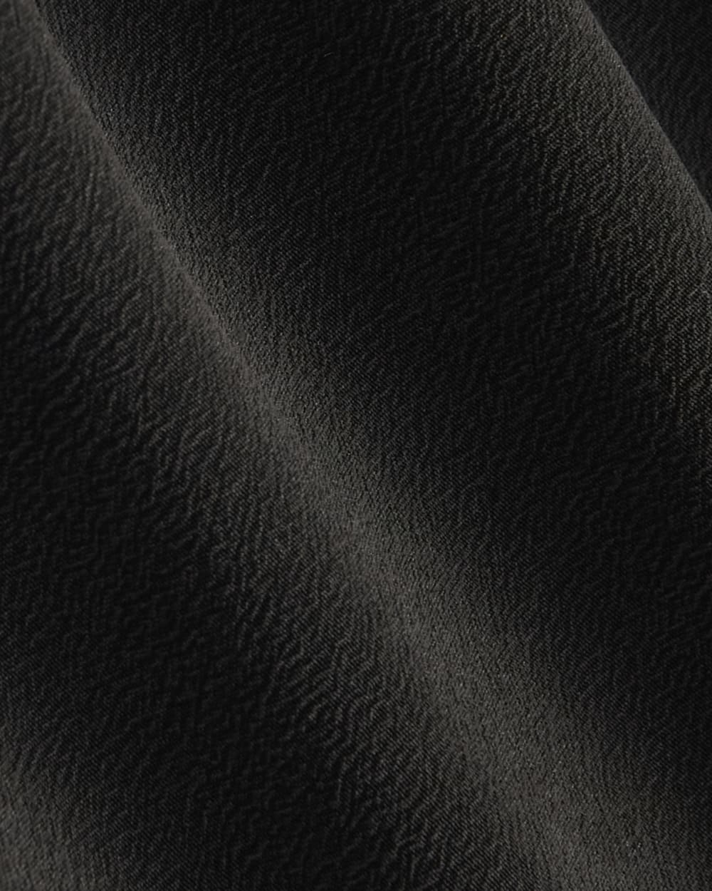 The Must-Have Shirt in Washable Silk in Black — detail view