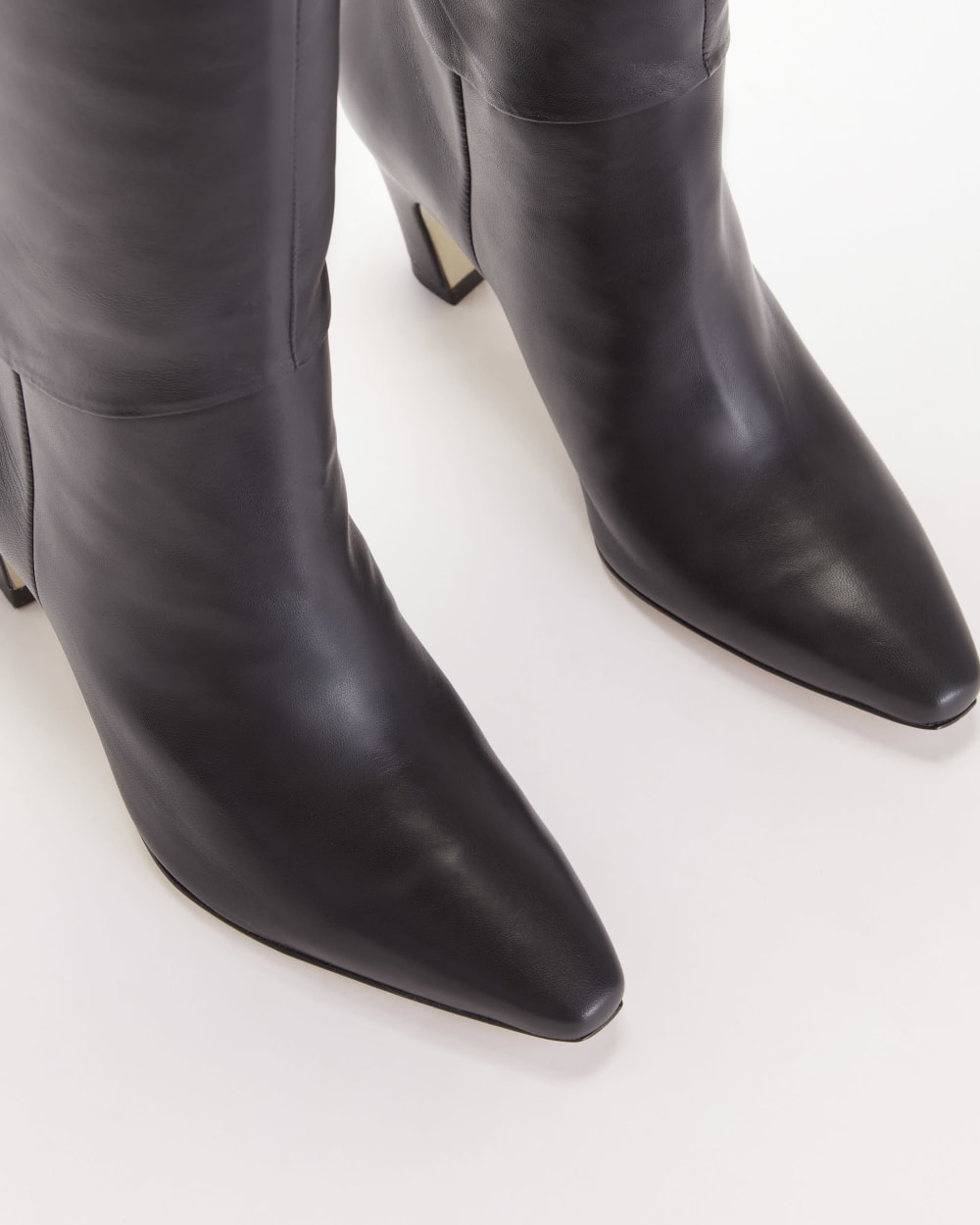 The Banana Boot in Black — detail view