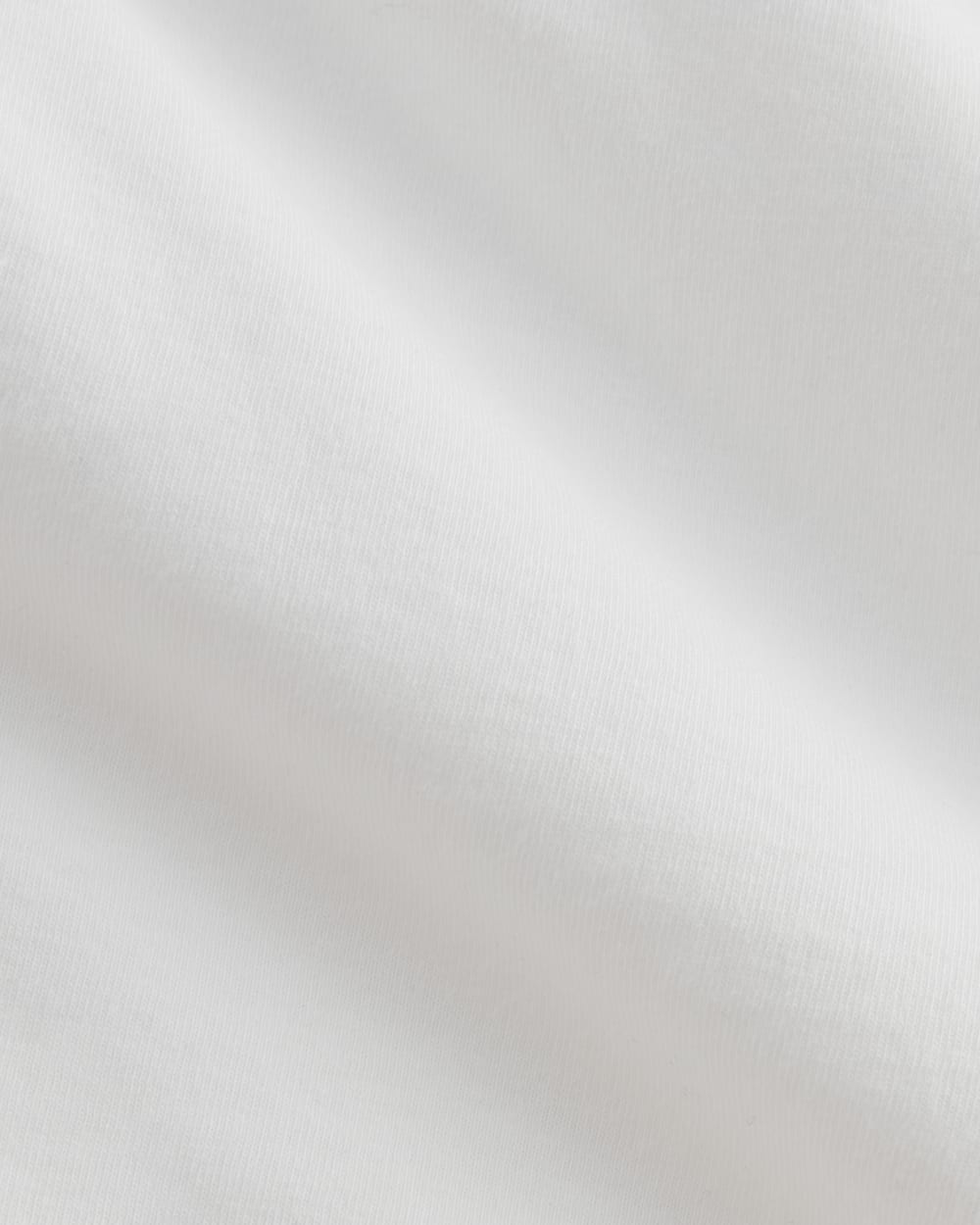 The Tank in Essential Cotton in White — detail view