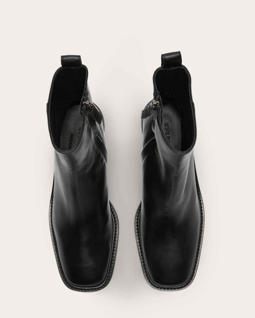 The City Boot in Black — detail view