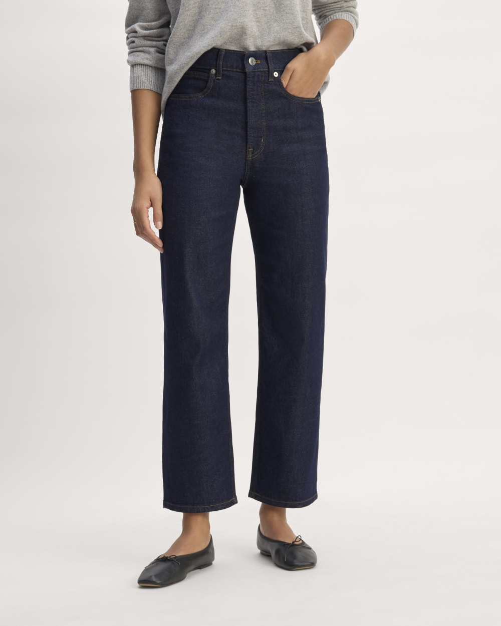 The Way-High® Jean in Pure Blue — detail view
