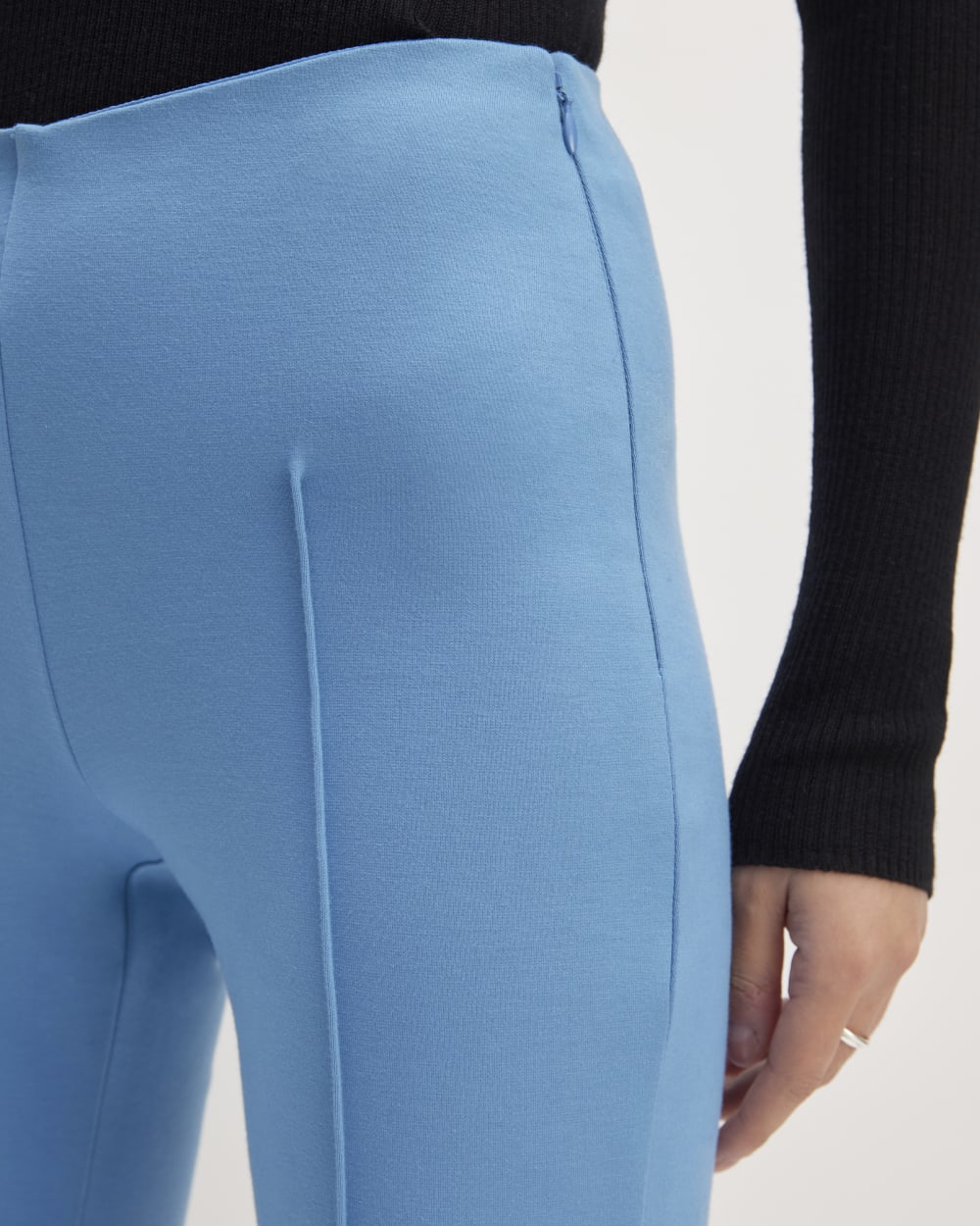 The Dream Kick Flare Pant in Heritage Blue — detail view