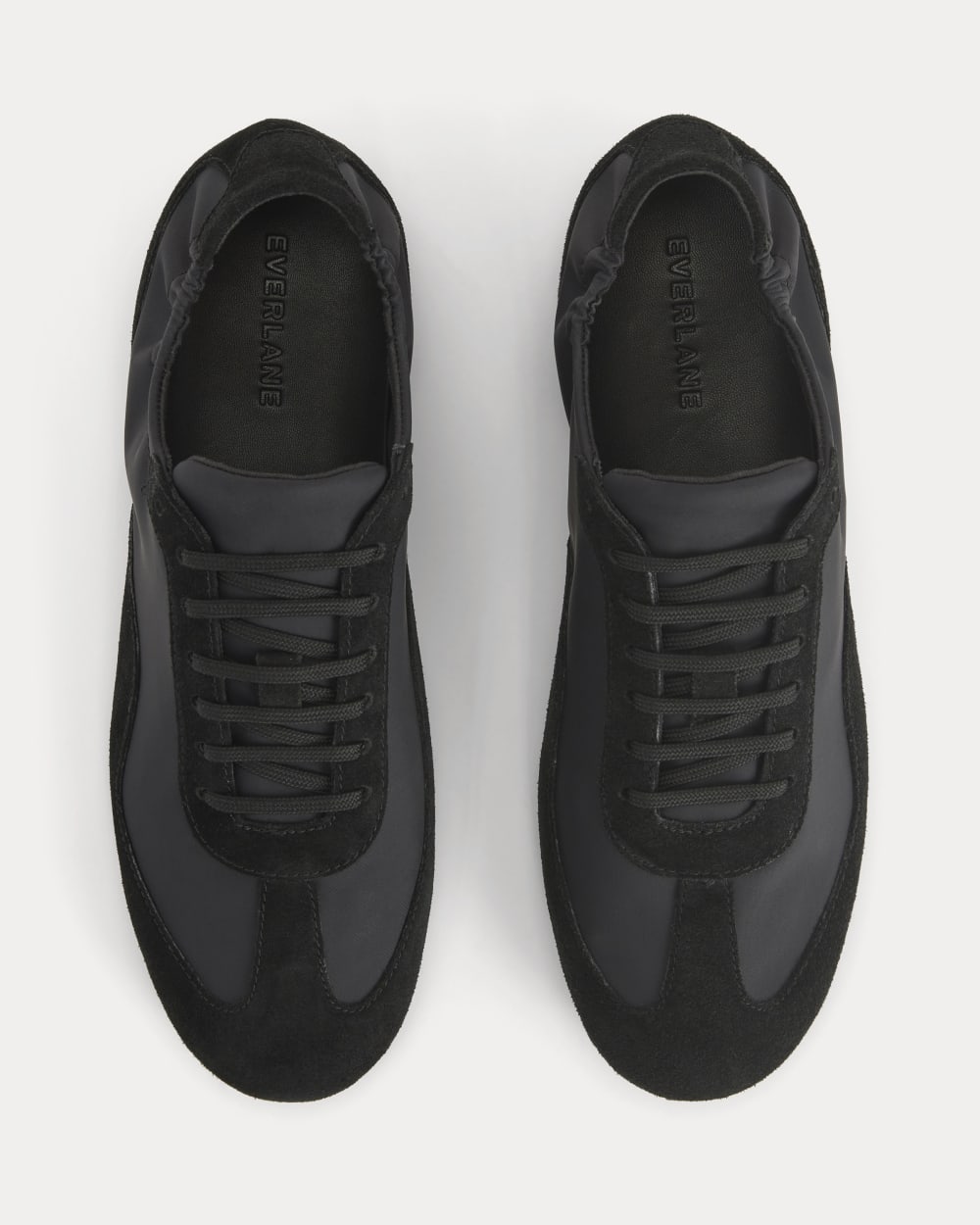 Ballet Sneaker in Black Suede — detail view