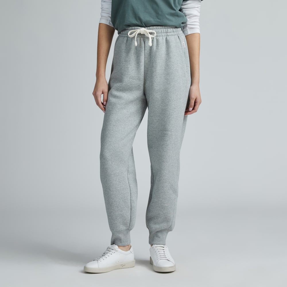 The ReTrack Jogger in Heathered Grey — detail view