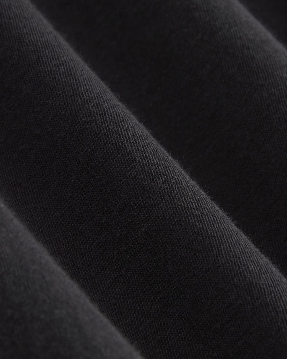 The Air Tee in Black — detail view