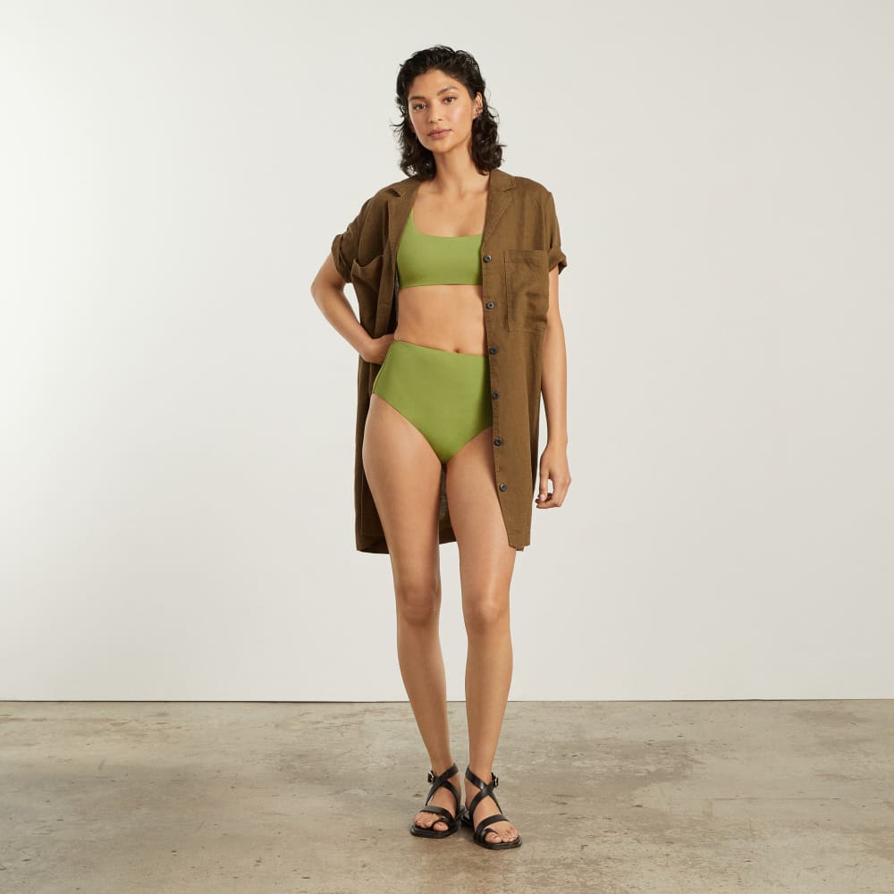 The High-Rise Hipster Bottom in Pepper — detail view