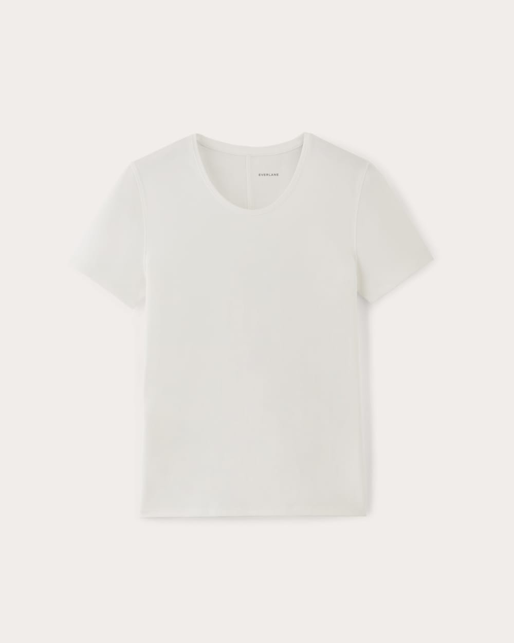 The Form Tee in White — alternate view