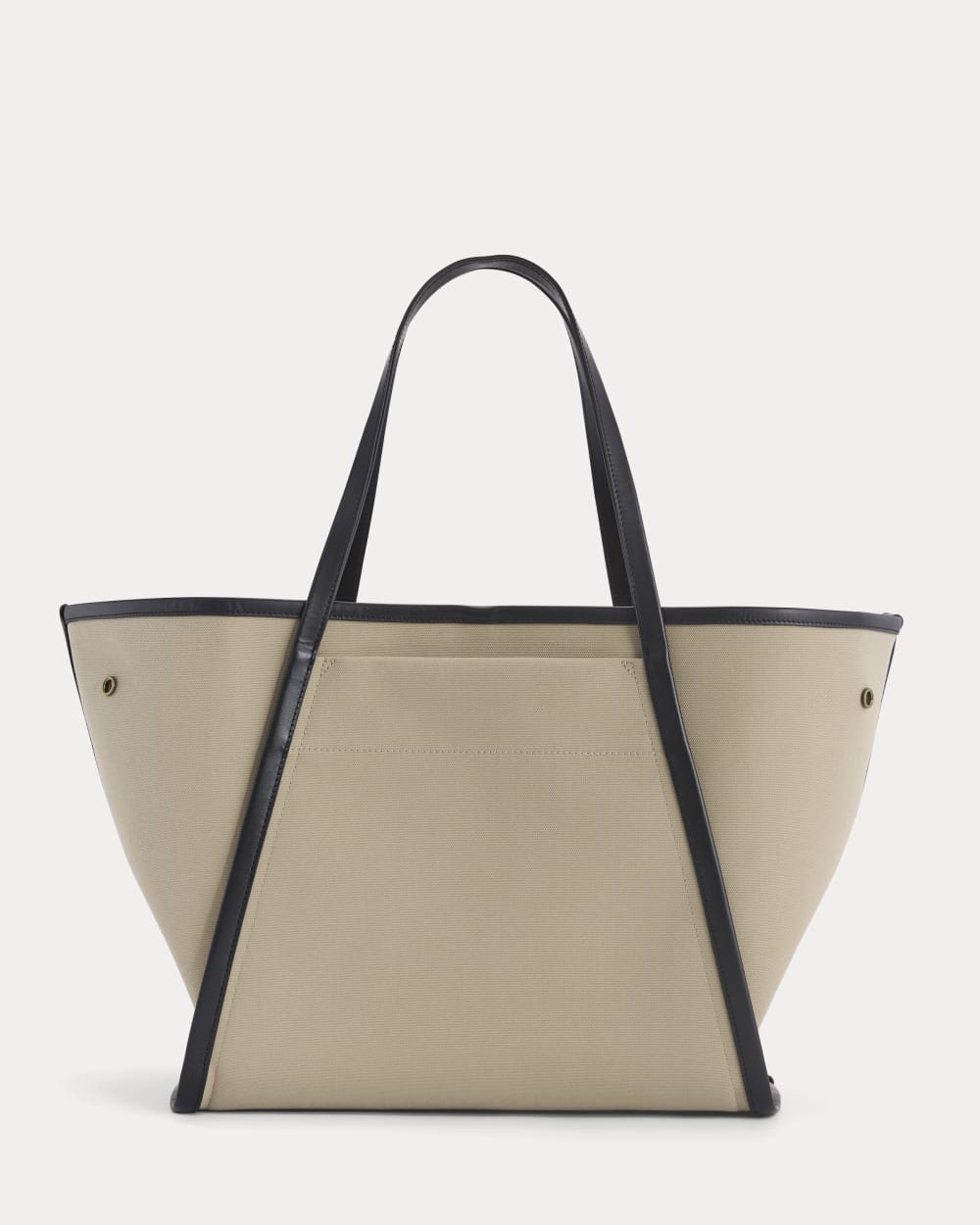 Canvas Lug Tote in Trench Coat Khaki — front view