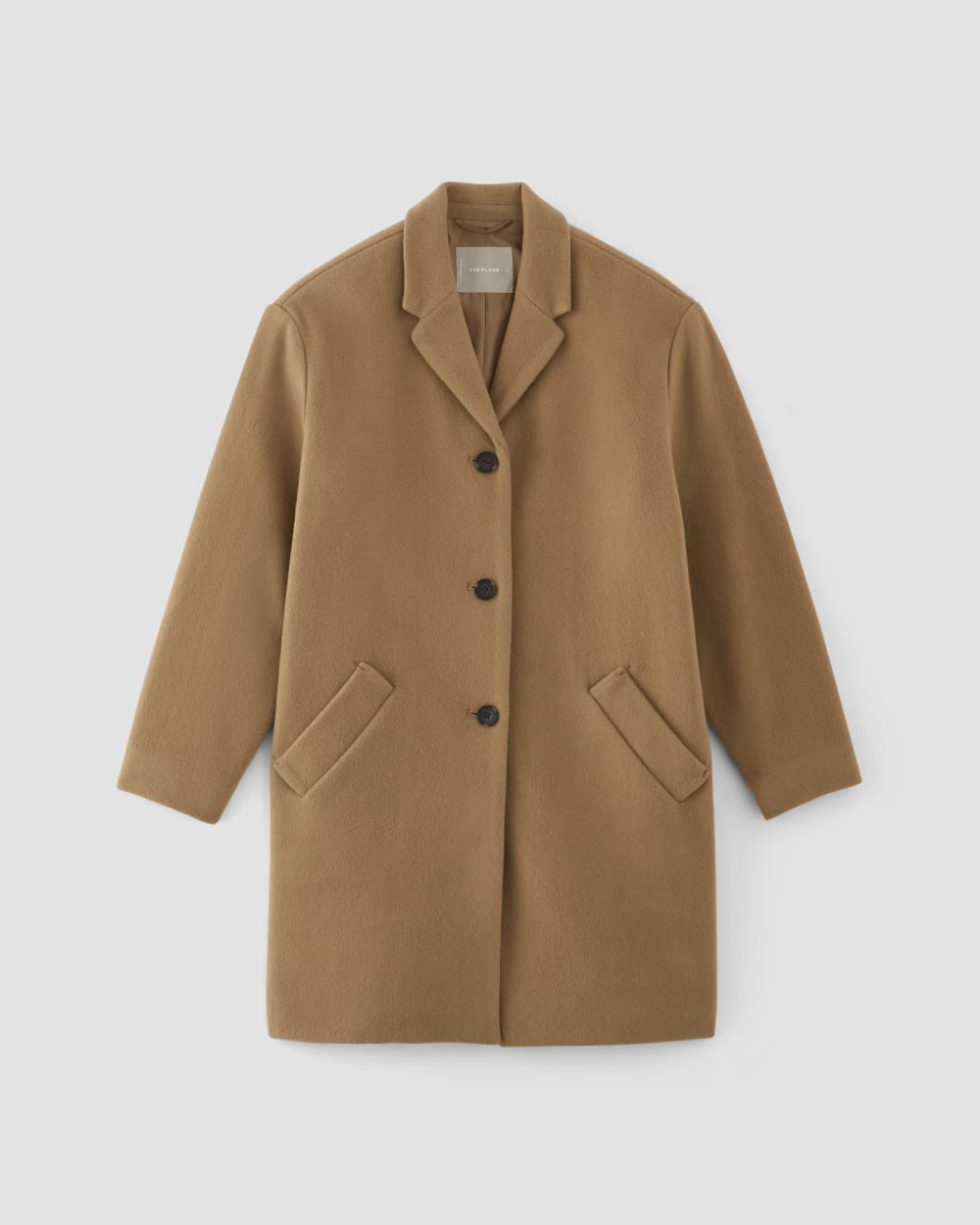 The Italian ReWool® Cocoon Coat in Camel — alternate view