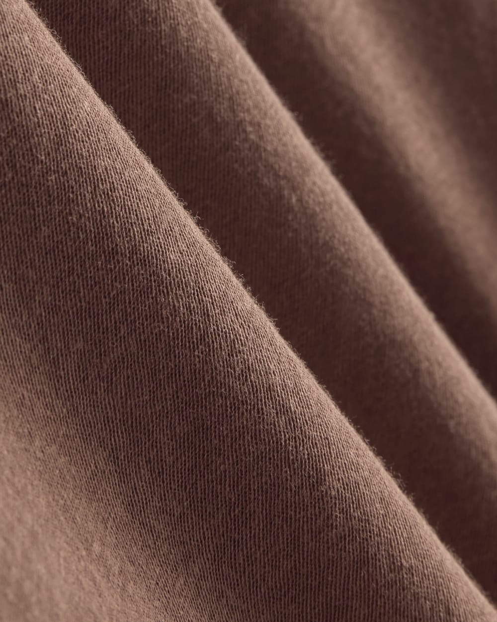The Air Tee in Cedarwood — detail view