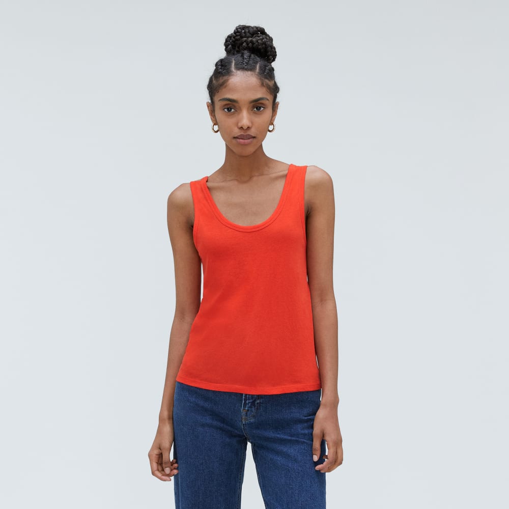 The Air Tank in Red Orange — front view