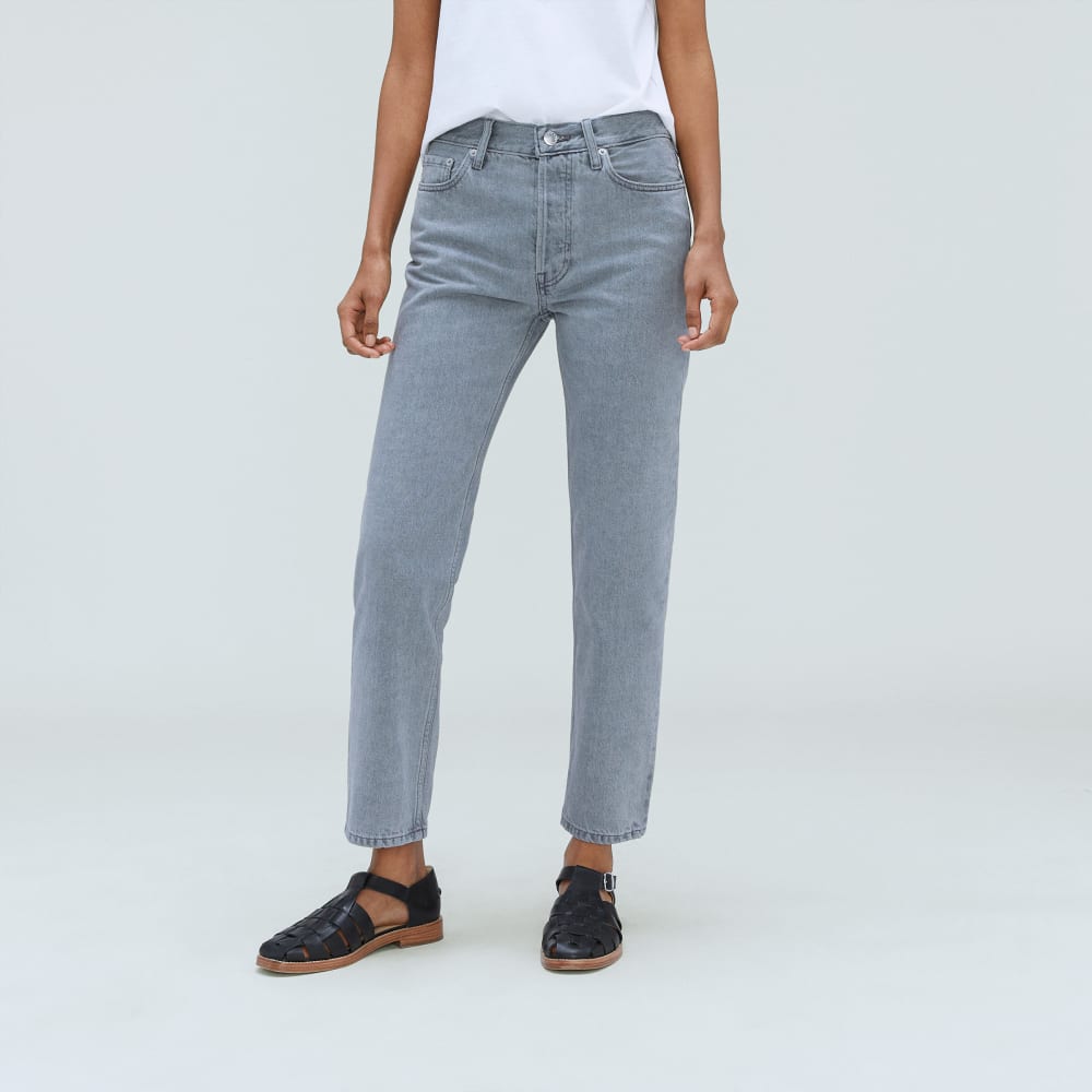 The Rigid Slouch Jean in Vintage Grey — front view