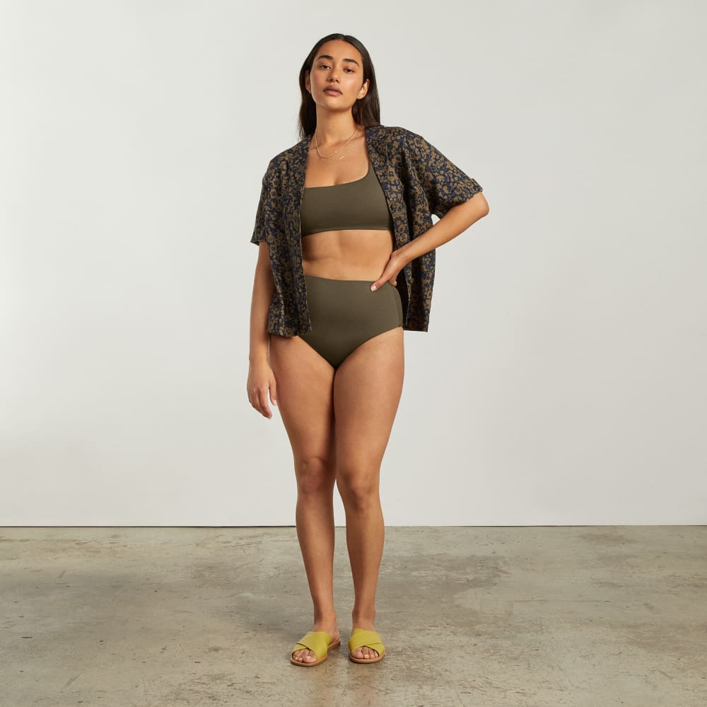 The High-Rise Hipster Bottom in Beech — detail view