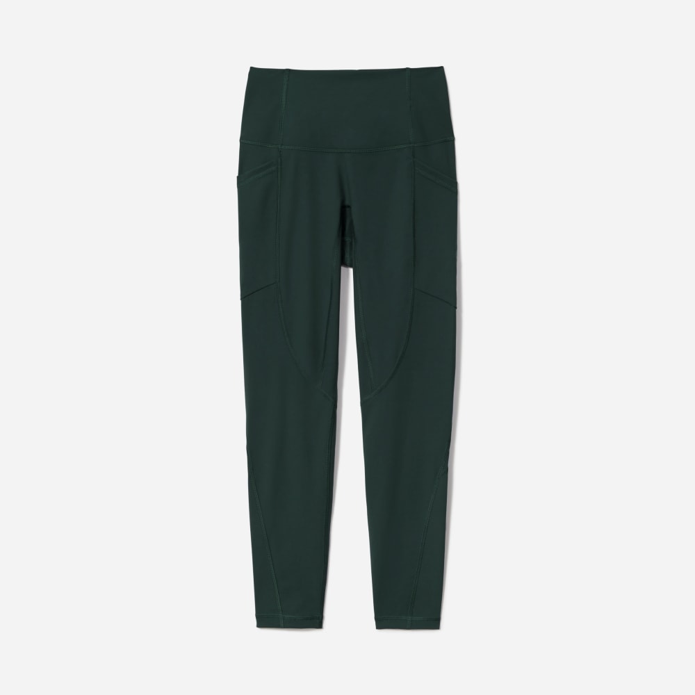 The Perform Pocket Legging in Scarab — front view