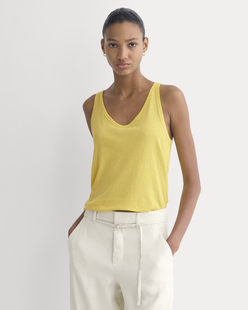 The Air Cami in Passion Fruit — front view