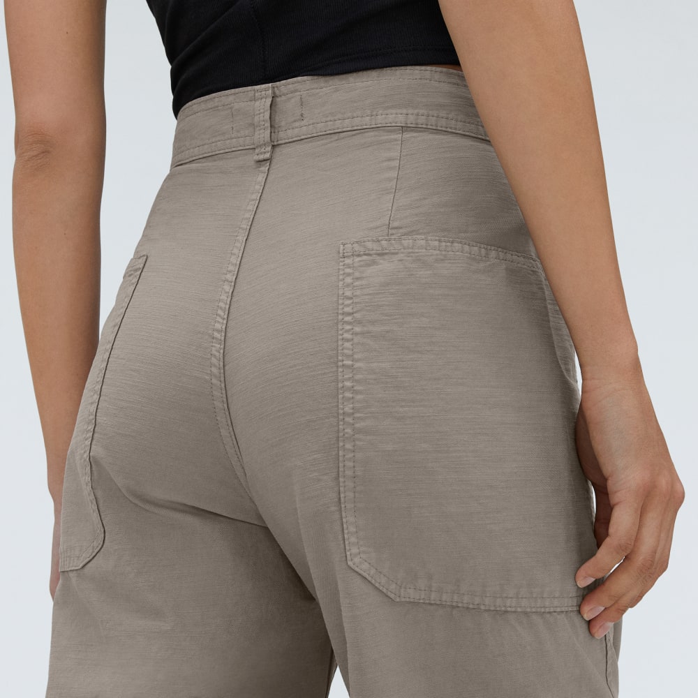 The Fatigue Barrel Pant in Clay — detail view