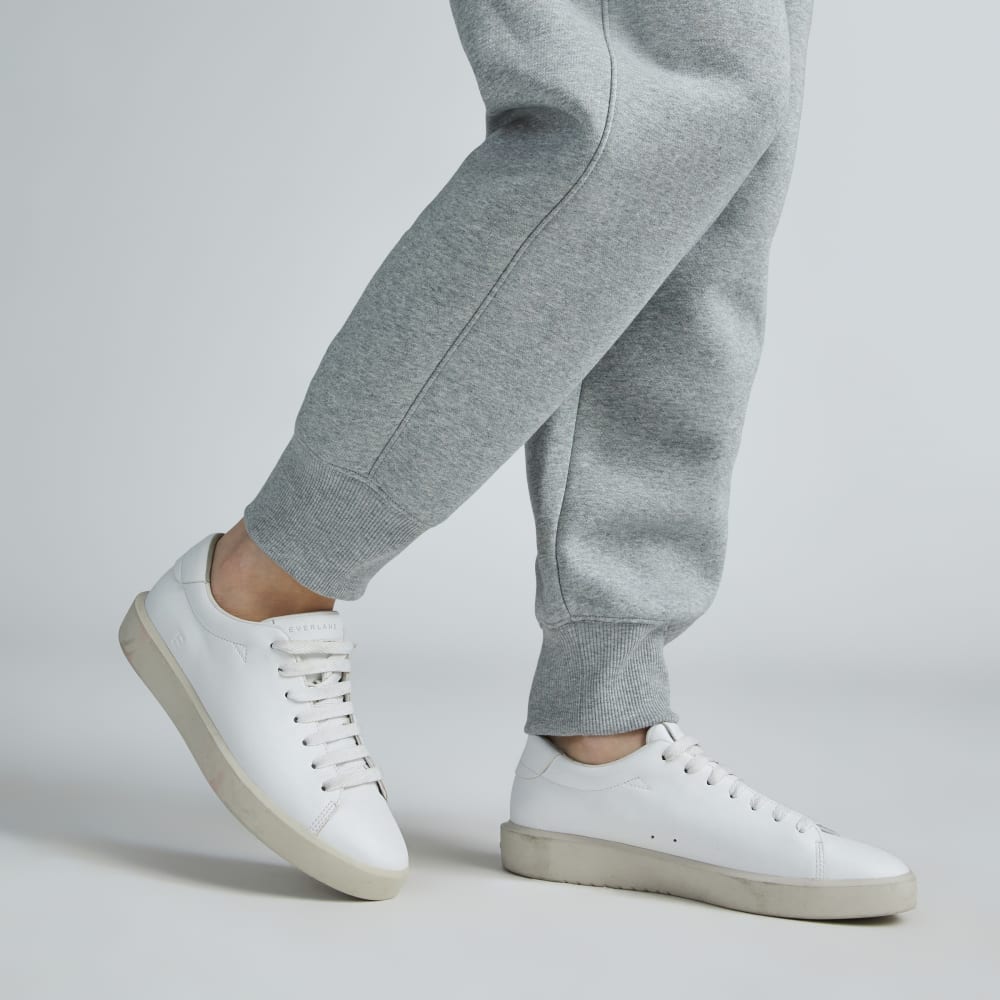The ReTrack Jogger in Heathered Grey — detail view