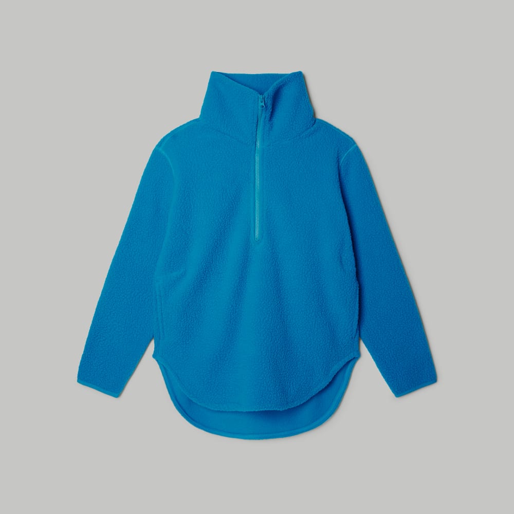 The ReNew Fleece Half-Zip in Horizon Blue — alternate view