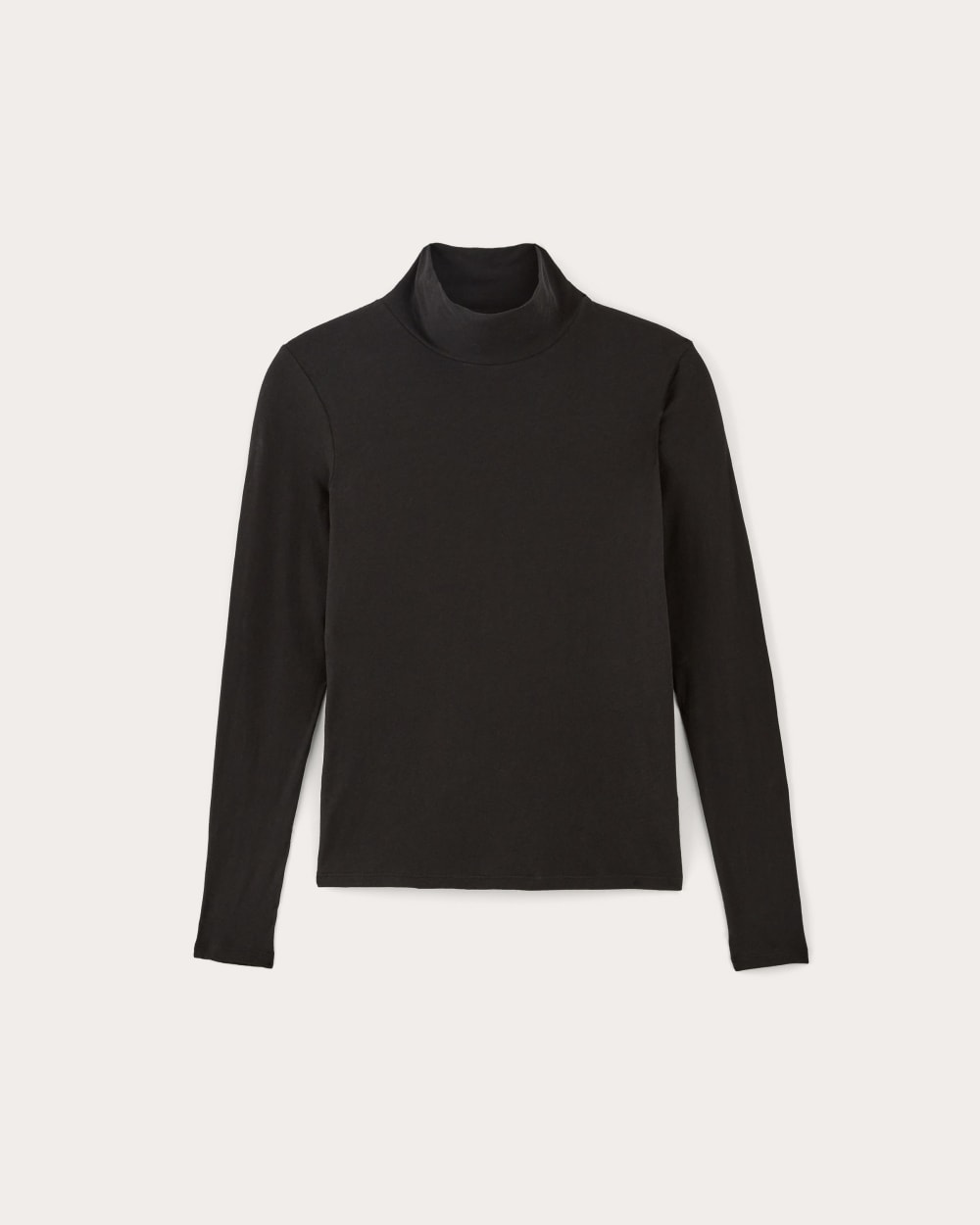 The Air Turtleneck in Black — alternate view