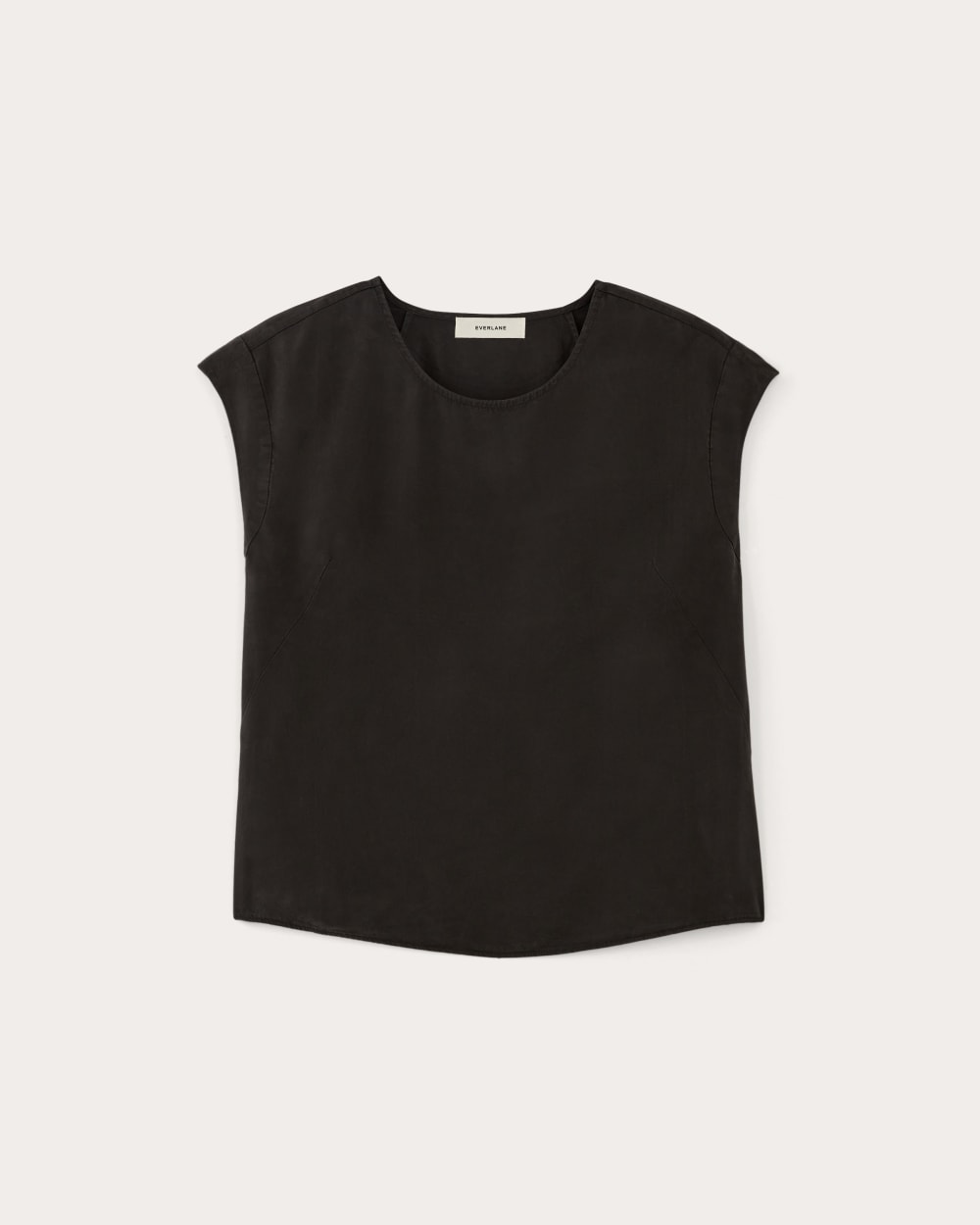 The Muscle Top in Butterlite in Black — alternate view