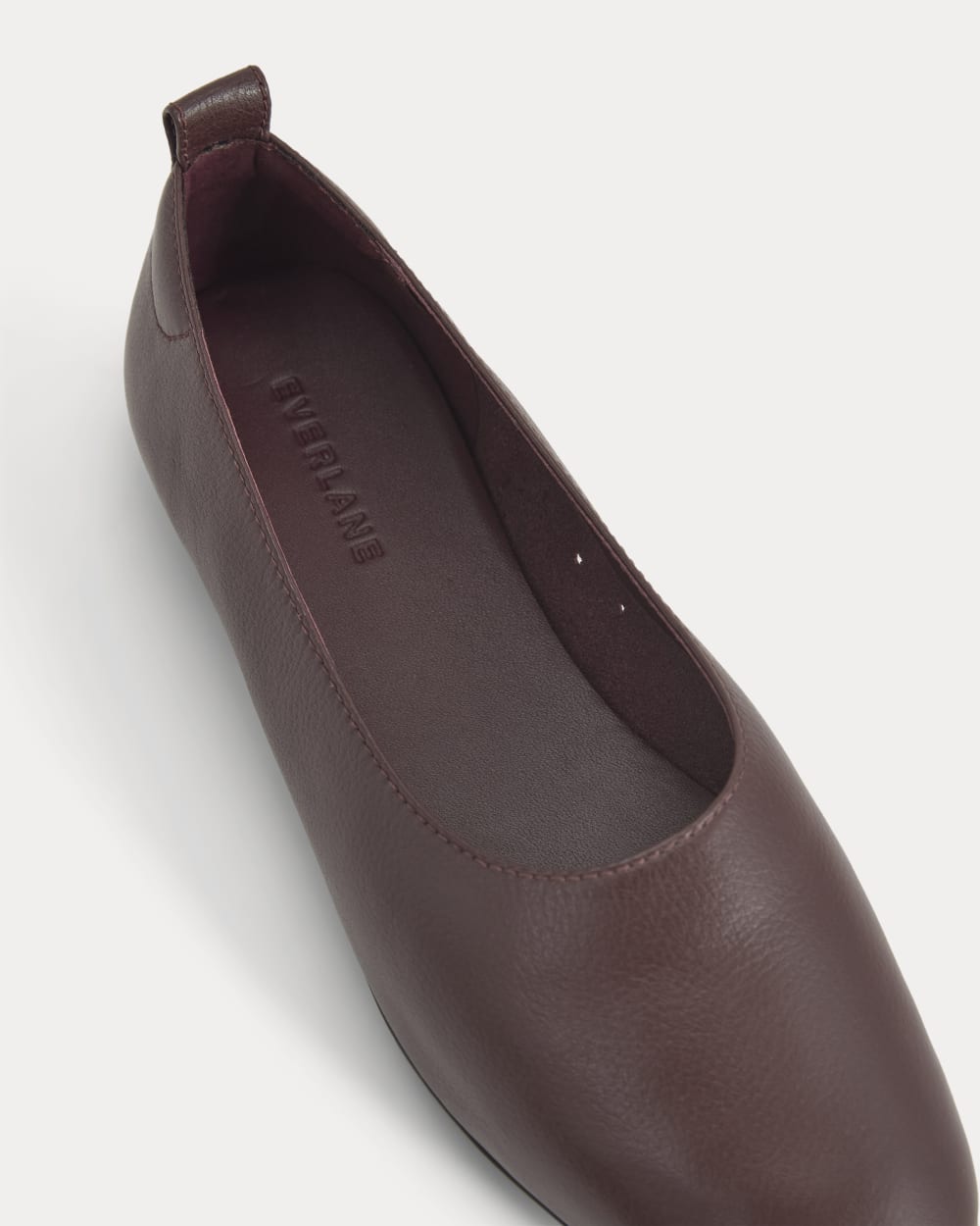 The Day Glove in Burgundy — detail view