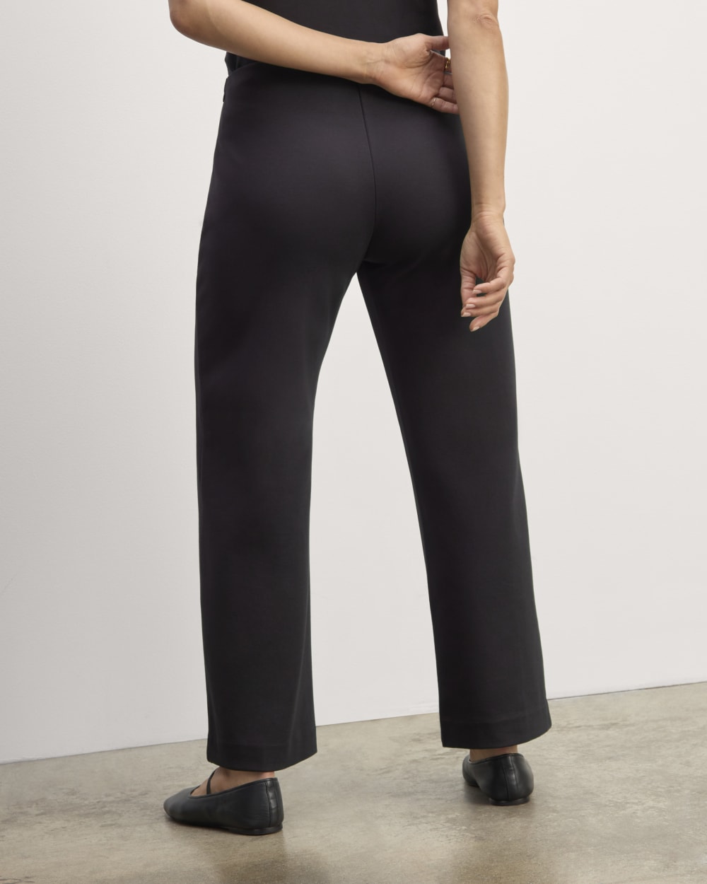 The Dream Trouser in Black — detail view