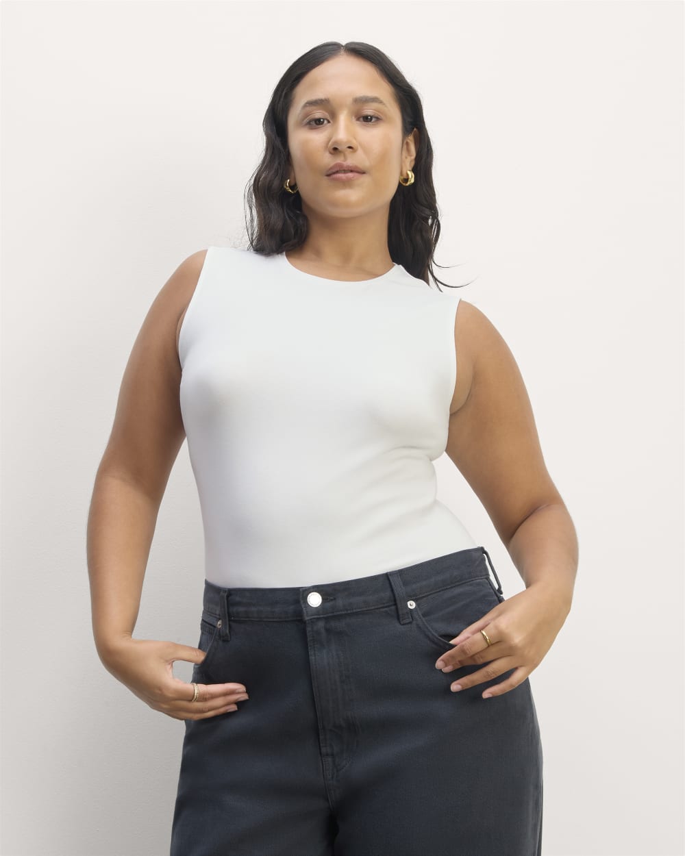 The Form Tank in White — front view