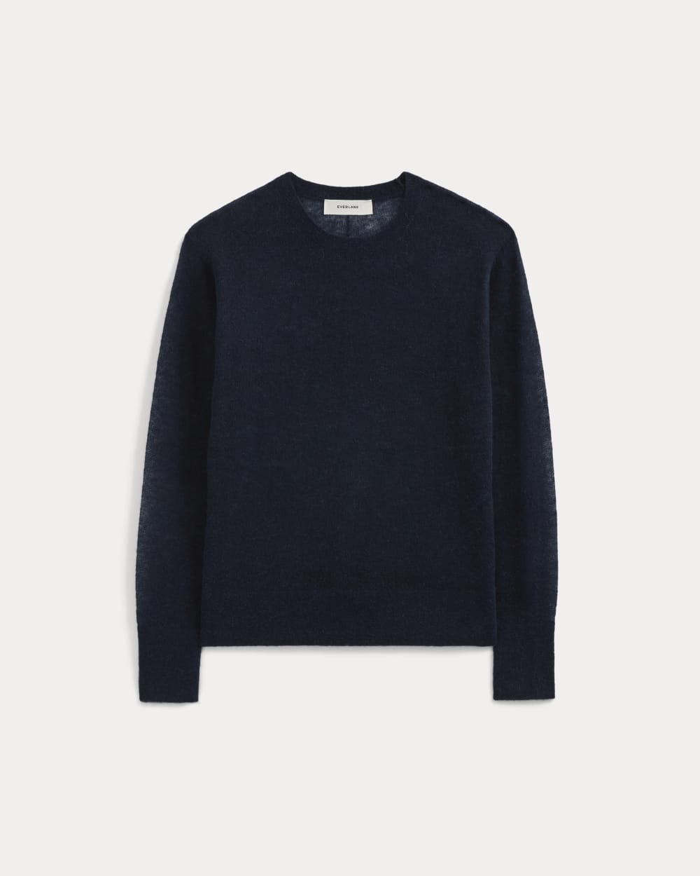 The Air Alpaca™ Relaxed Crew Top in Navy — alternate view