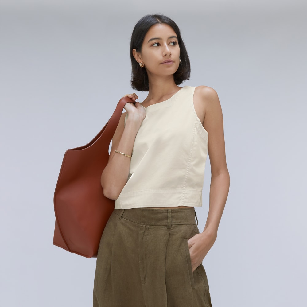 The Easy Shell Top in Canvas — detail view