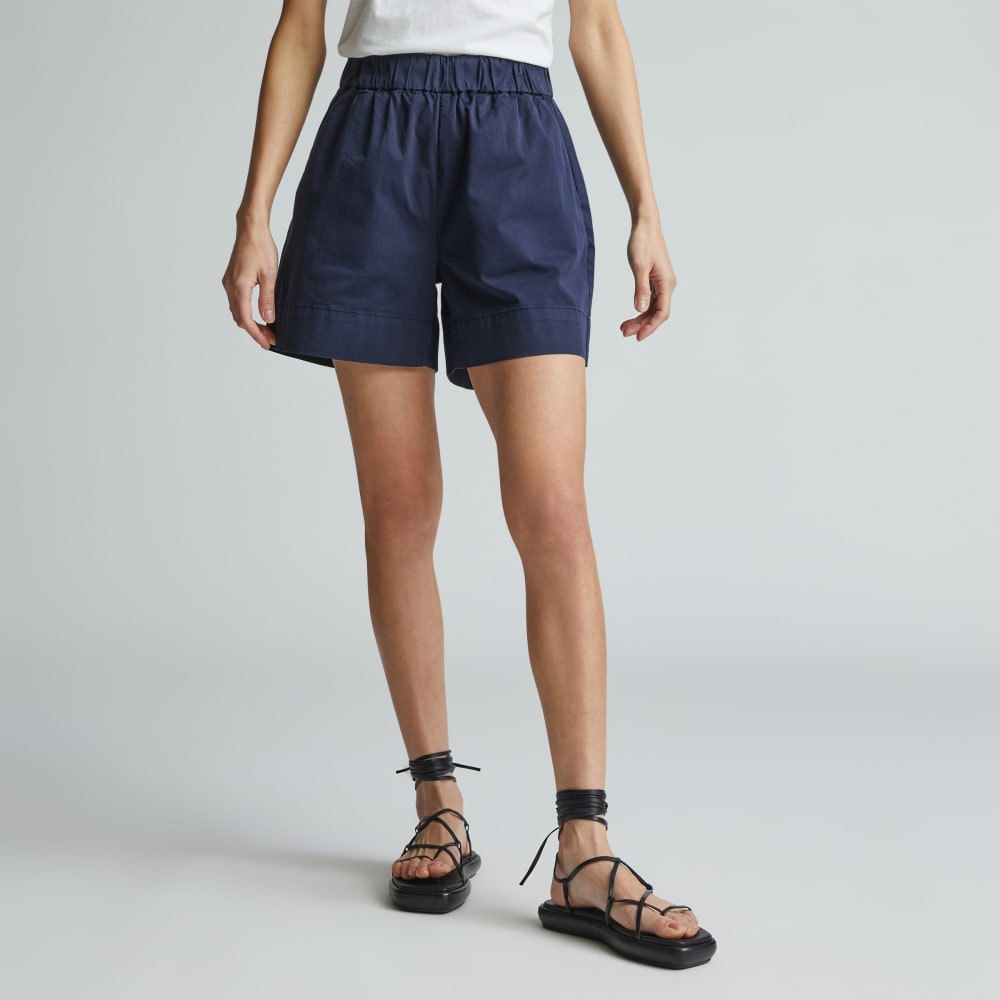 The Easy Short in Navy — front view