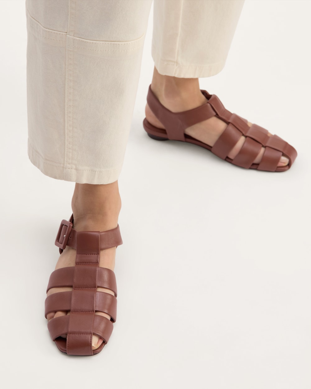 The Day Fisherman Sandal in Rum — alternate view