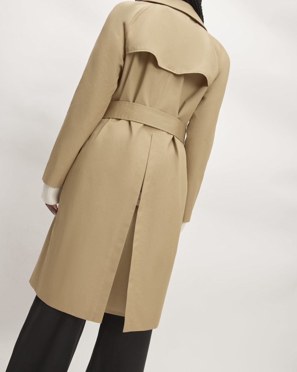 The Trench Coat in Cornstalk — detail view