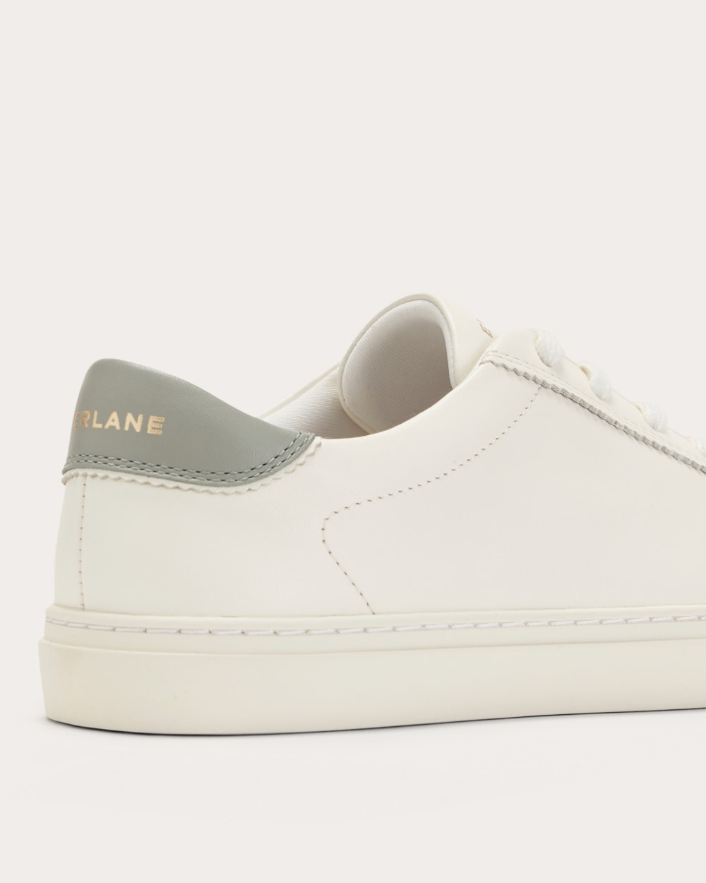The Day Sneaker in Canvas Tan / Shadow — detail view
