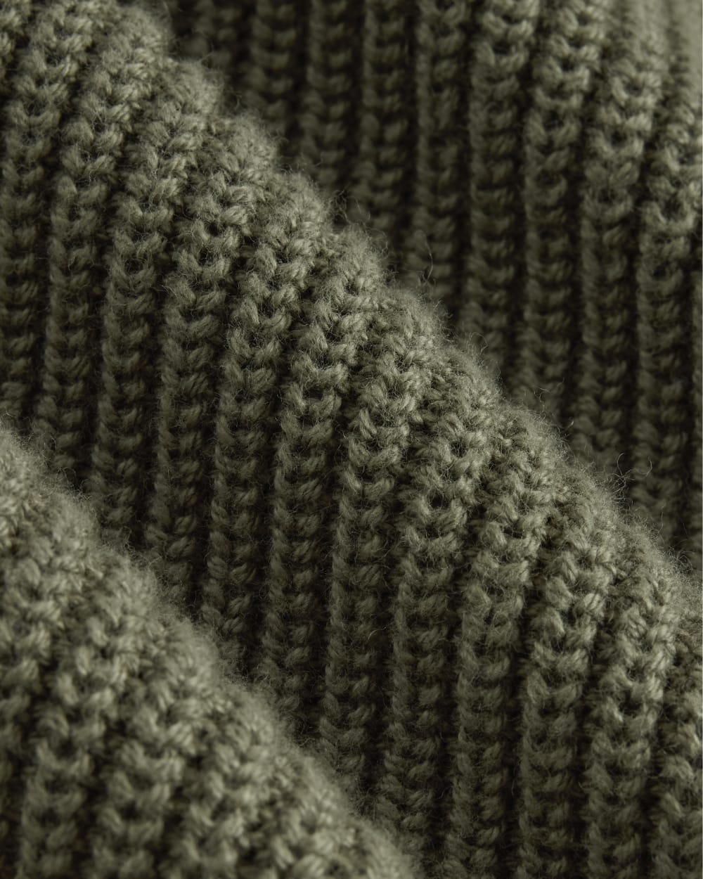 The Long Cocoon Cardigan in Kalamata — detail view