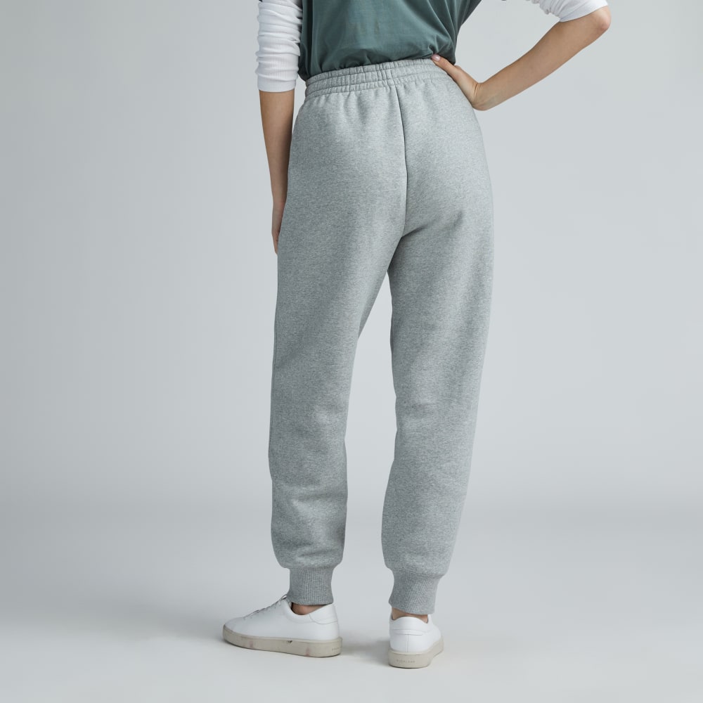 The ReTrack Jogger in Heathered Grey — detail view