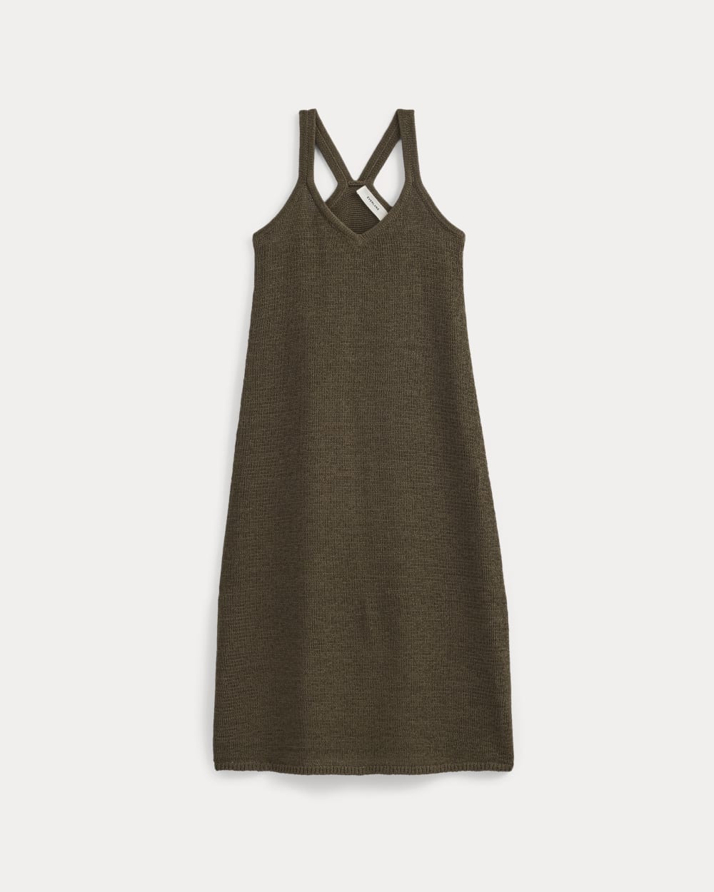 Sweater Racerback Midi Dress in Beech — alternate view