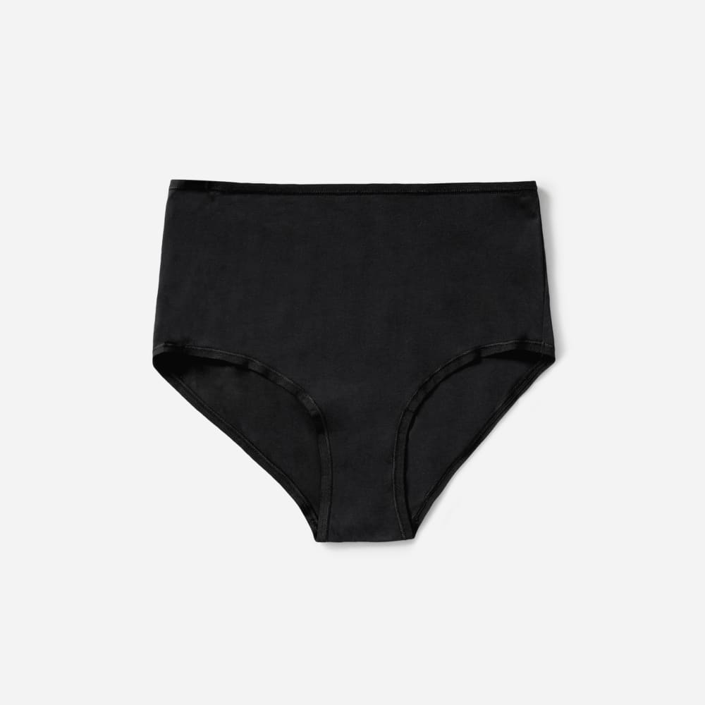 The Cotton High-Rise Hipster in Black — alternate view