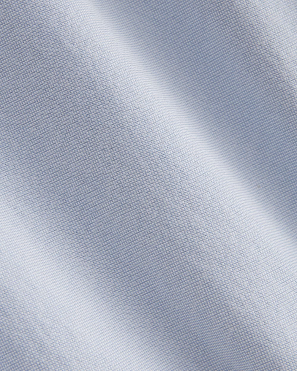 The Boxy Oxford in Light Blue — detail view