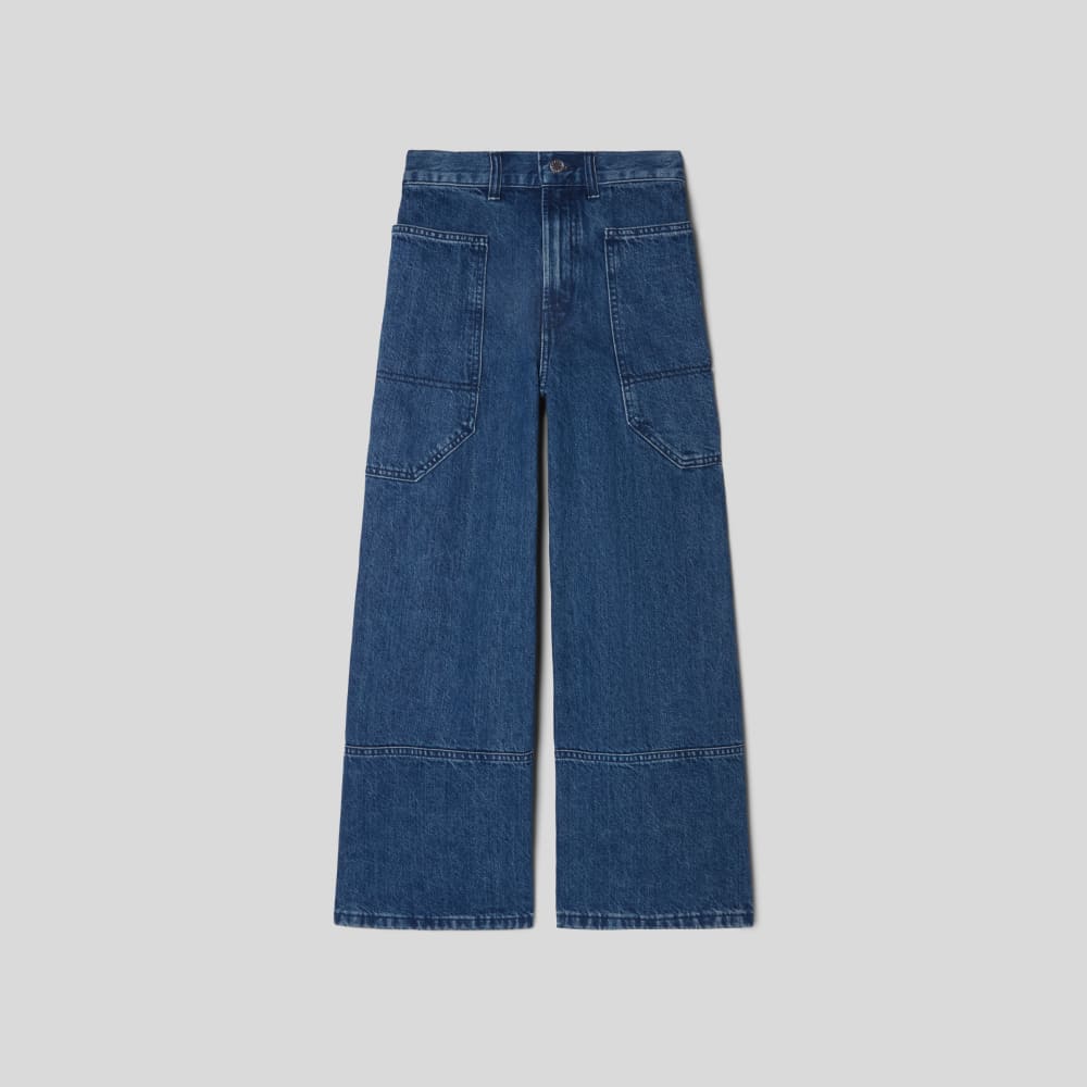 The Way-High® Gardener Cropped Jean in Vibrant Blue — alternate view