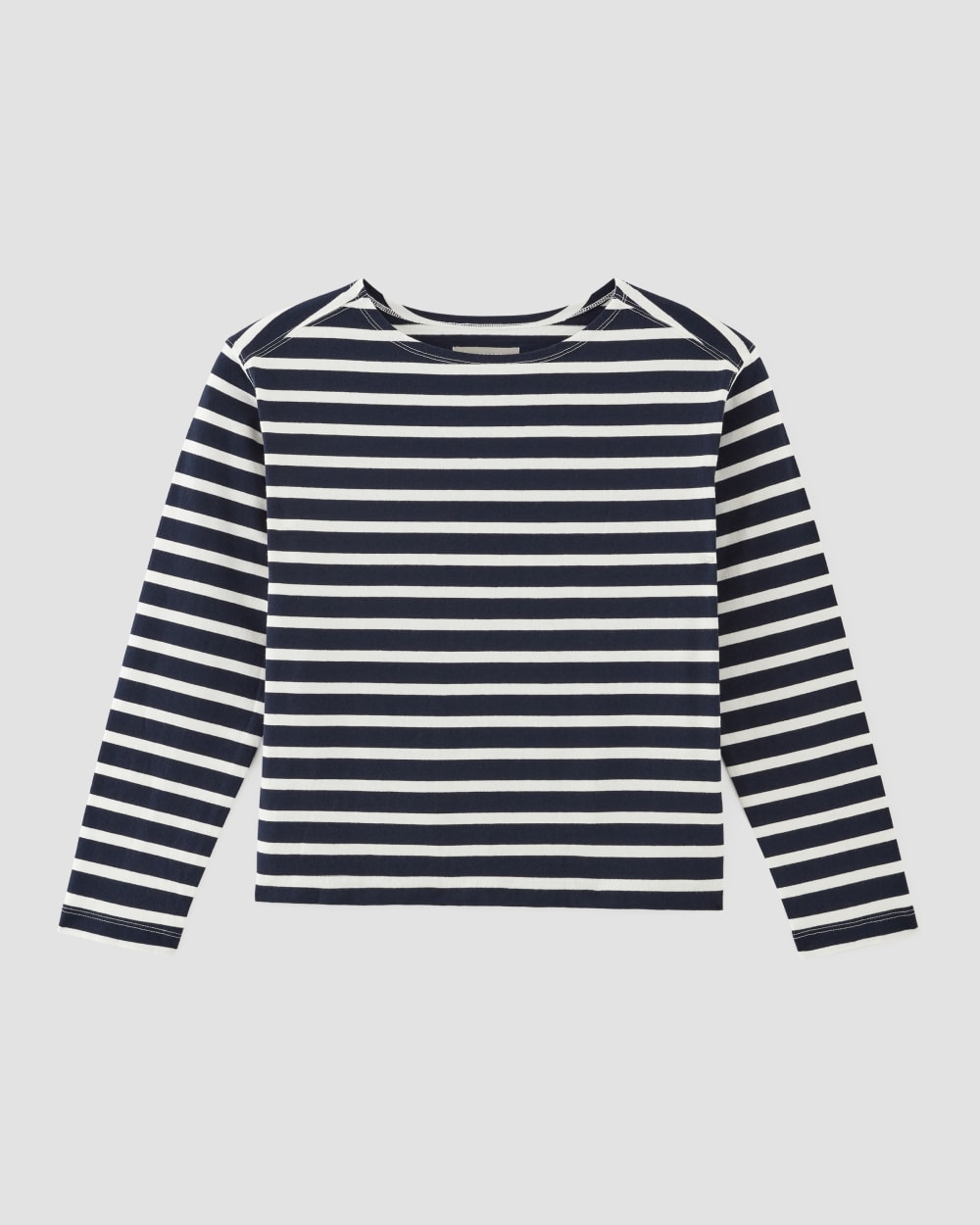 The Mariner Tee in Navy / Bone — alternate view