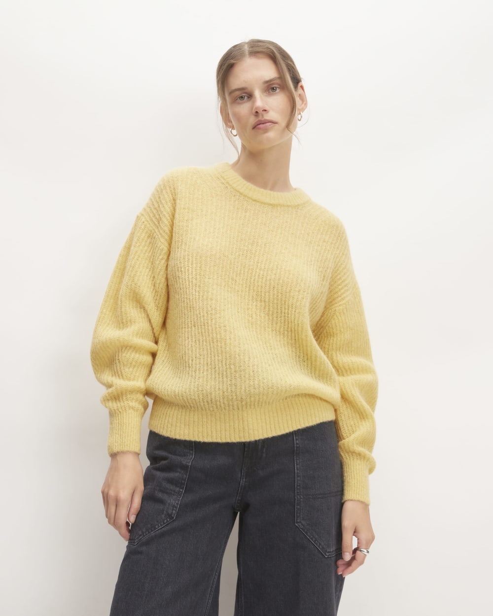 The Cocoon Crew in Alpaca in Raffia — front view