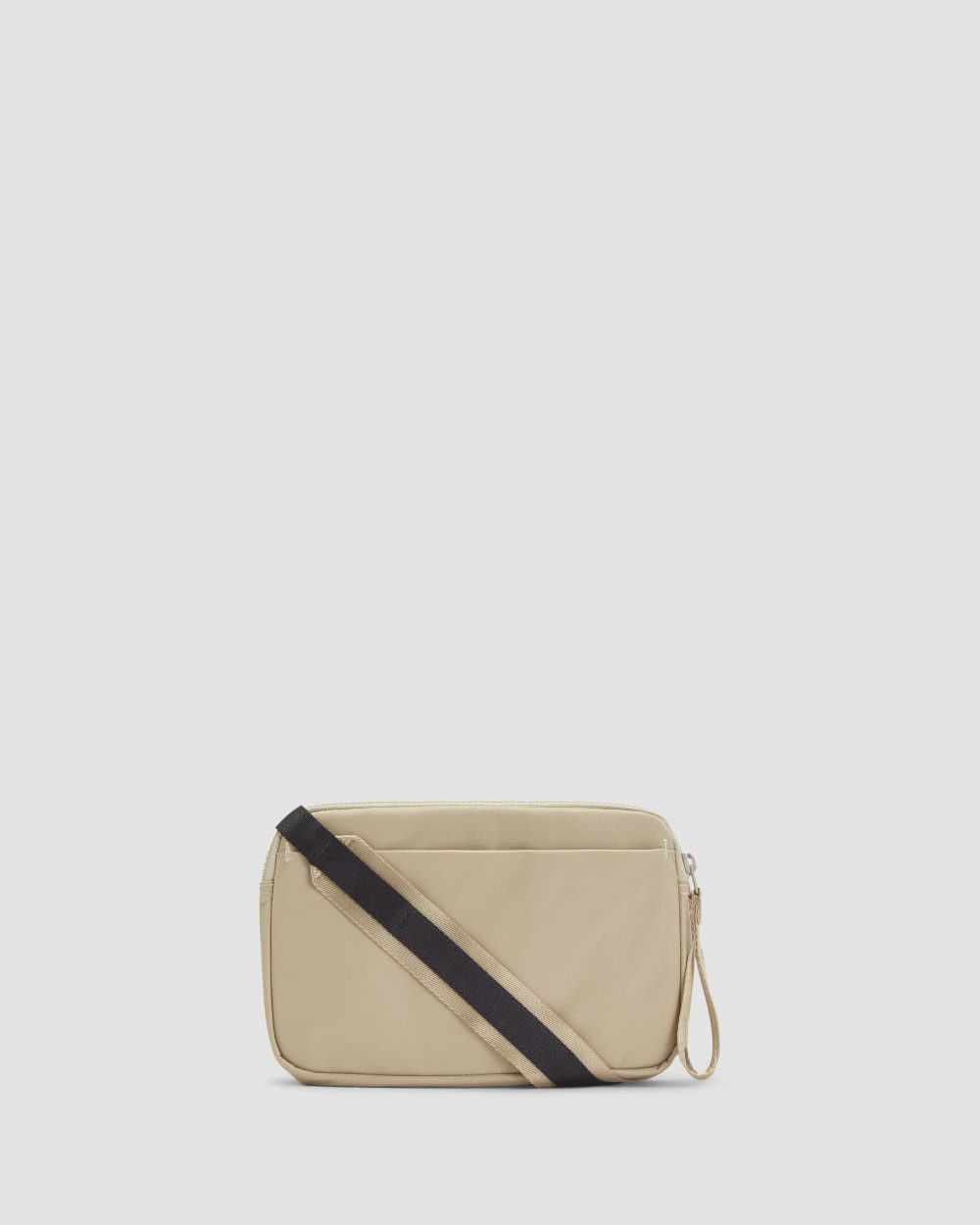 The Recycled Nylon Camera Bag in Khaki — front view