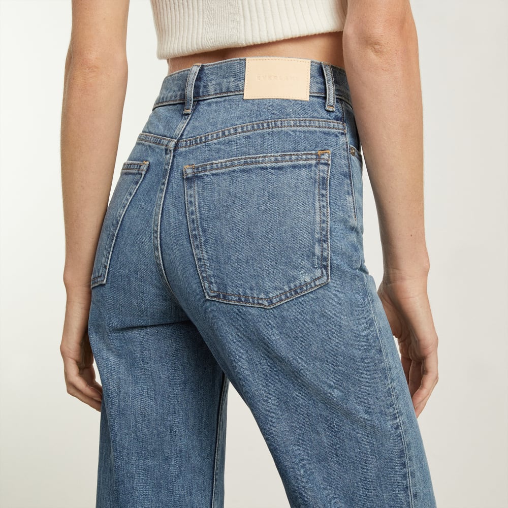 The Way-High® Jean in Folsom Blue — detail view